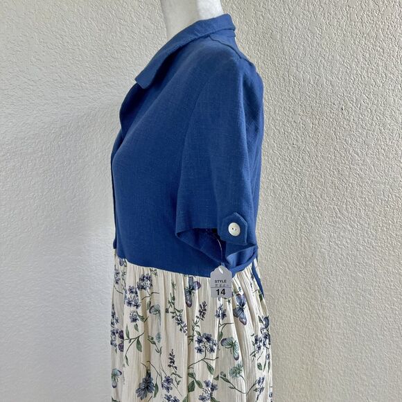 WHIRLAWAY FROCKS Sz 14 Maxi Dress Floral Vintage Prairie Modest Cottagecore USA - Picture 10 of 16